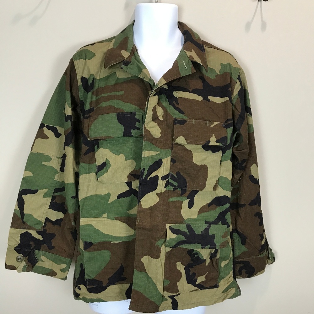 CAMO FLACK JACKET Sz M
